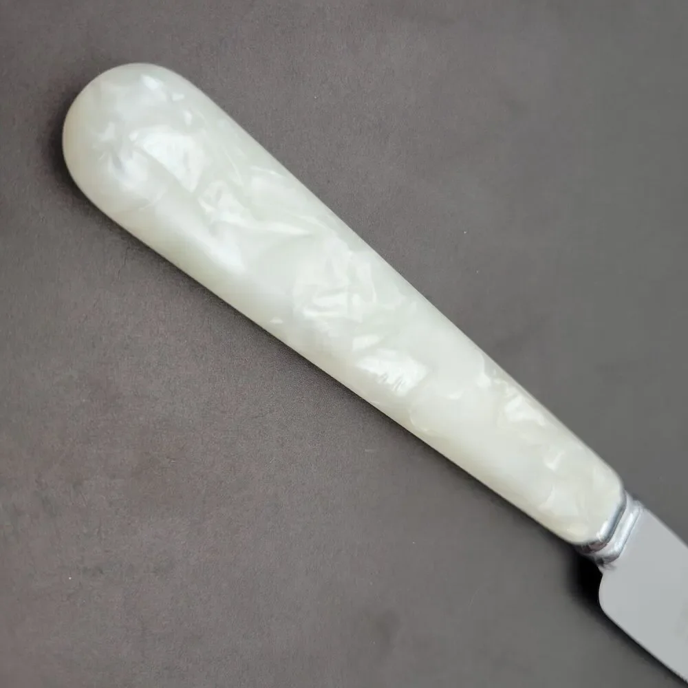 Bridalane Stainless Steel Carving Knife Faux Pearl 12.5” Sheffield England